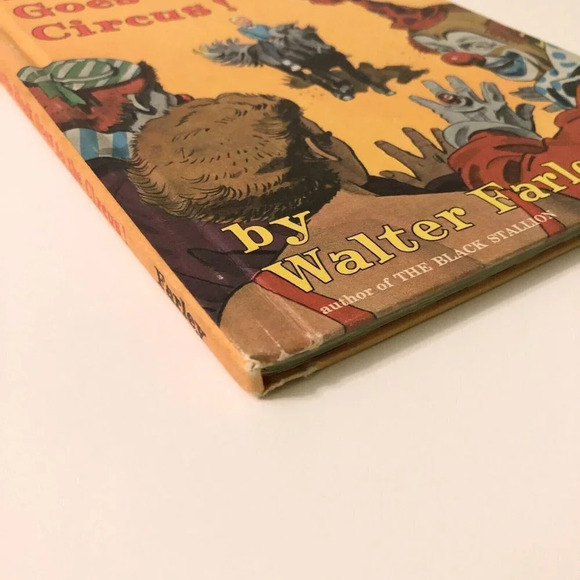 Vtg 1963 Little Black Goes to the Circus  HC Books Walter Farley - Picture 4 of 16